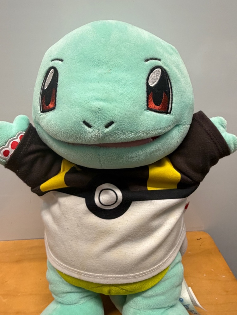 Build-A-Bear Workshop Pokémon Squirtle stuffed plush toy Poké Ball hoodie